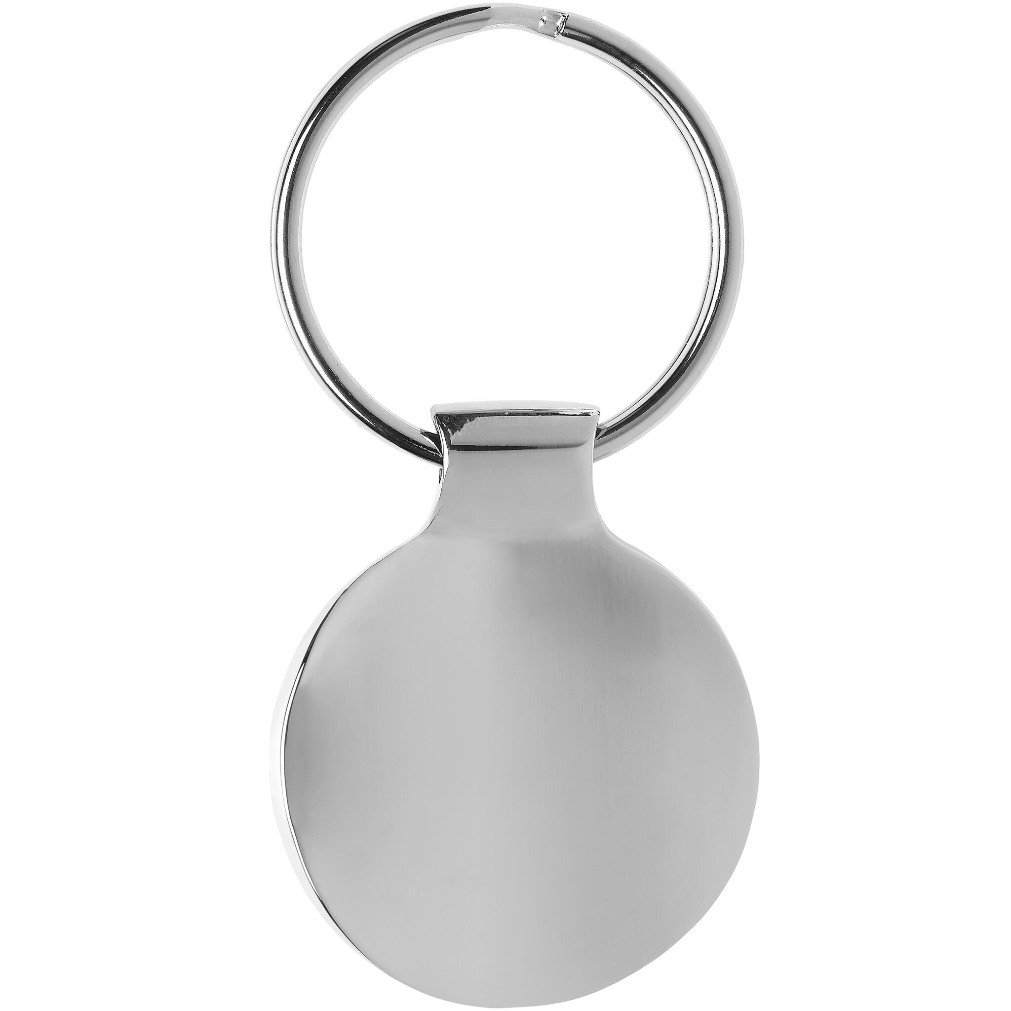 Orlene Portachiavi Rotondo Bullet Argento 3/3