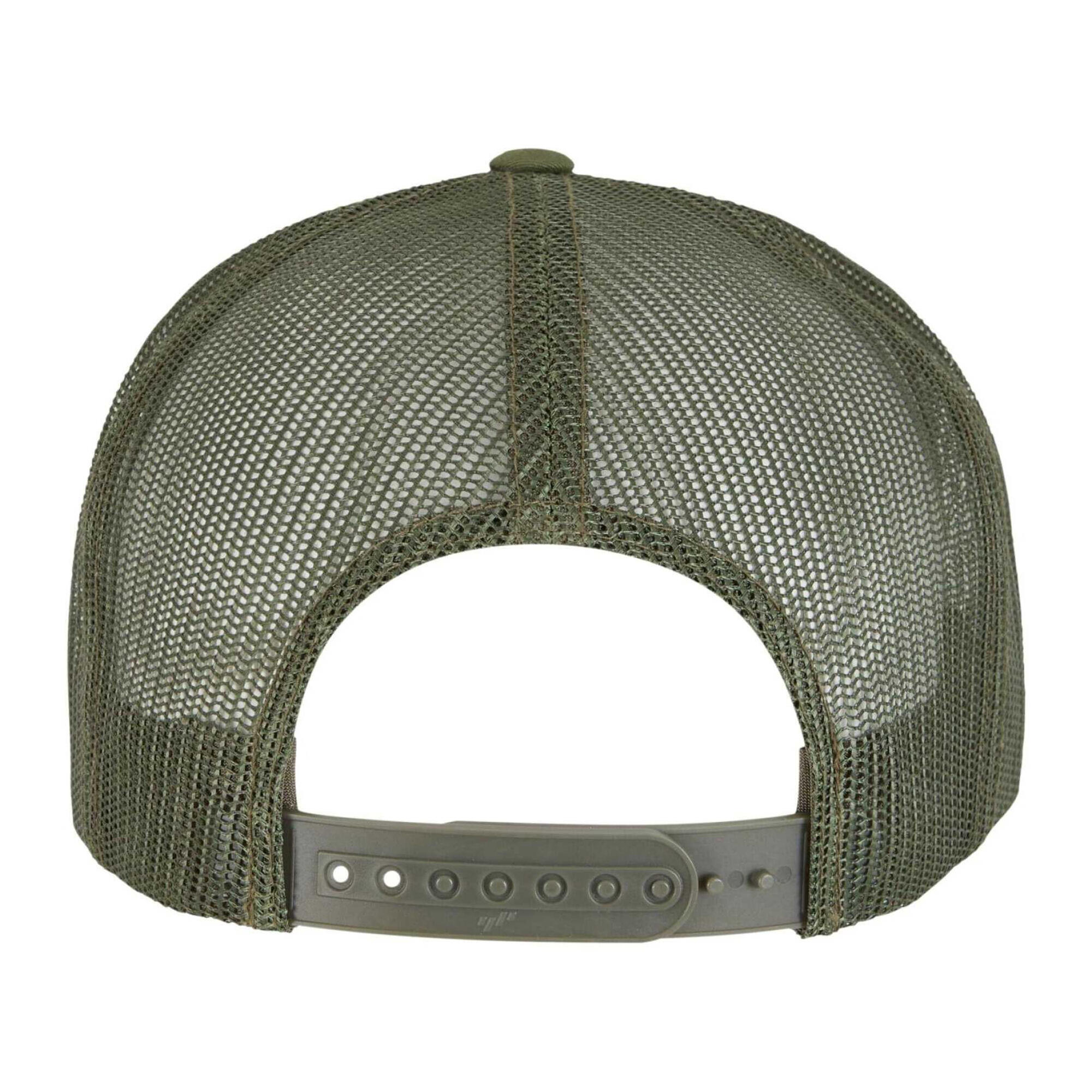 Cappellino Da Camionista Semplice Adulto Unisex Flexfit Classic Verde Oliva 2/4