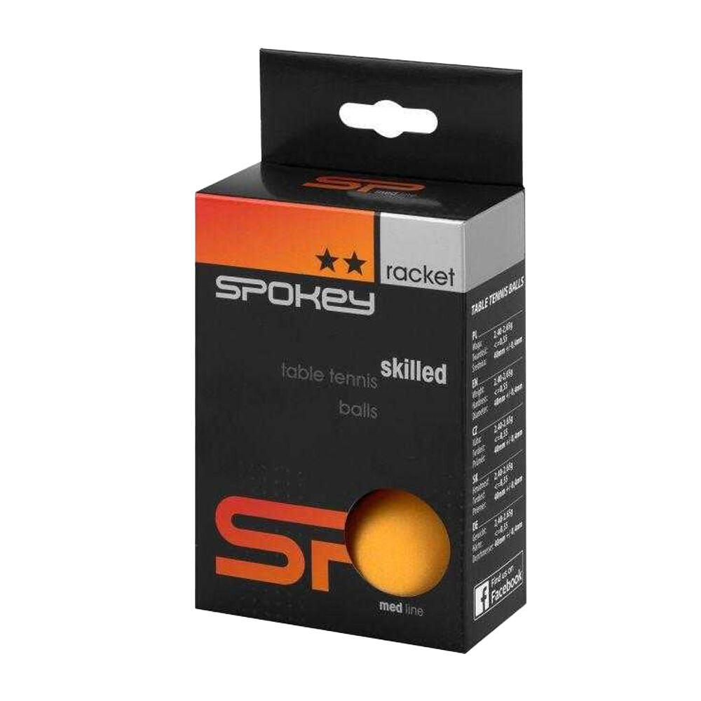 Pelotas de Tenis de Mesa Skilled Pack de 6 Naranja Talla Única 3/3
