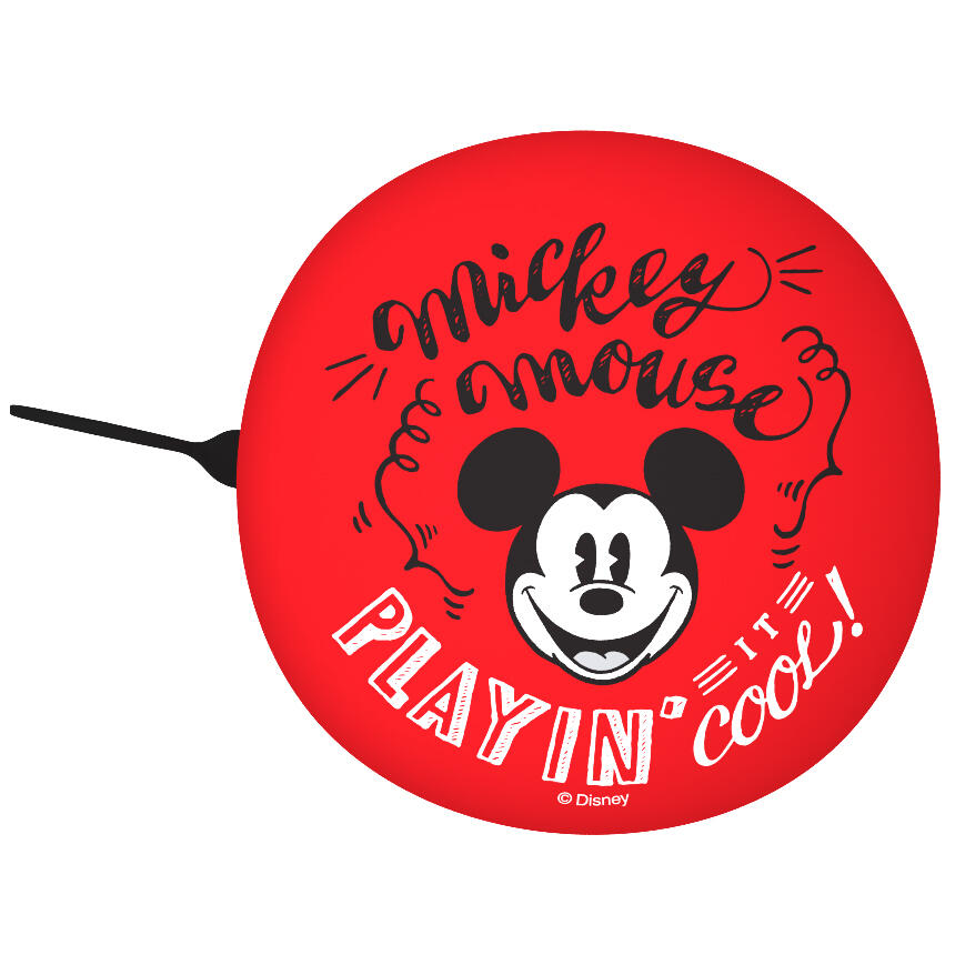 Dzwonek rowerowy retro Mickey Mouse, czerwony, 6 cm 2/2