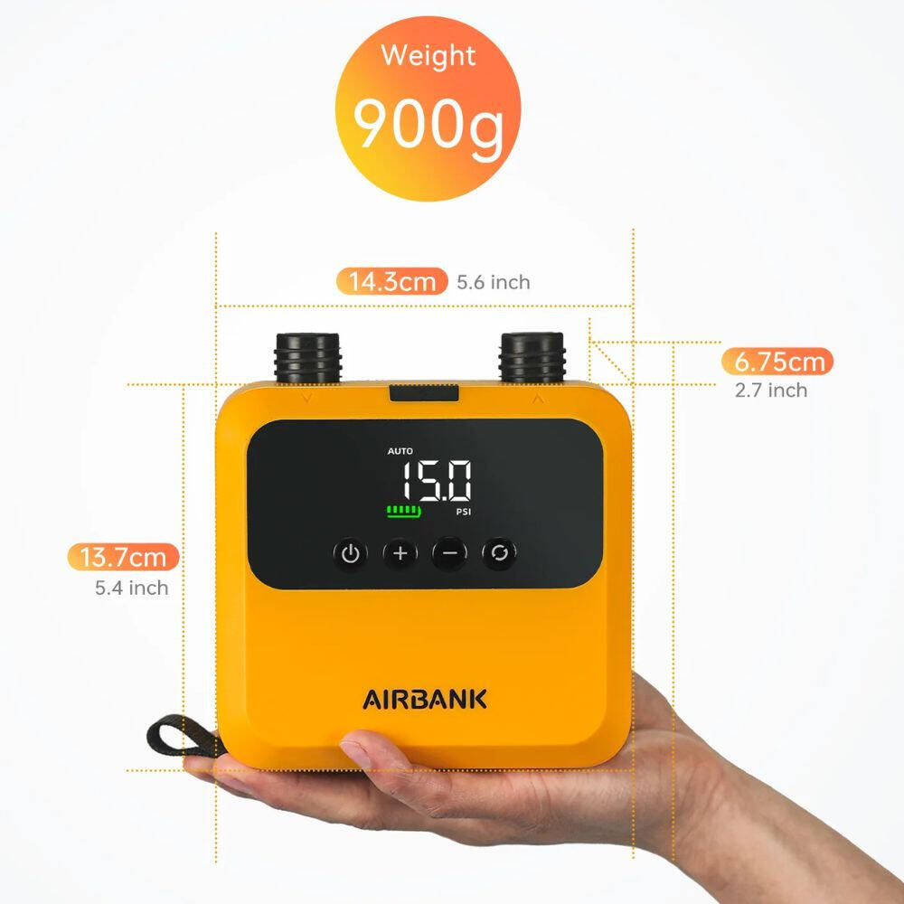 Pompka elektryczna Airbank Pulse Pro z akumulatorem SUP Kitesurfing 3/7