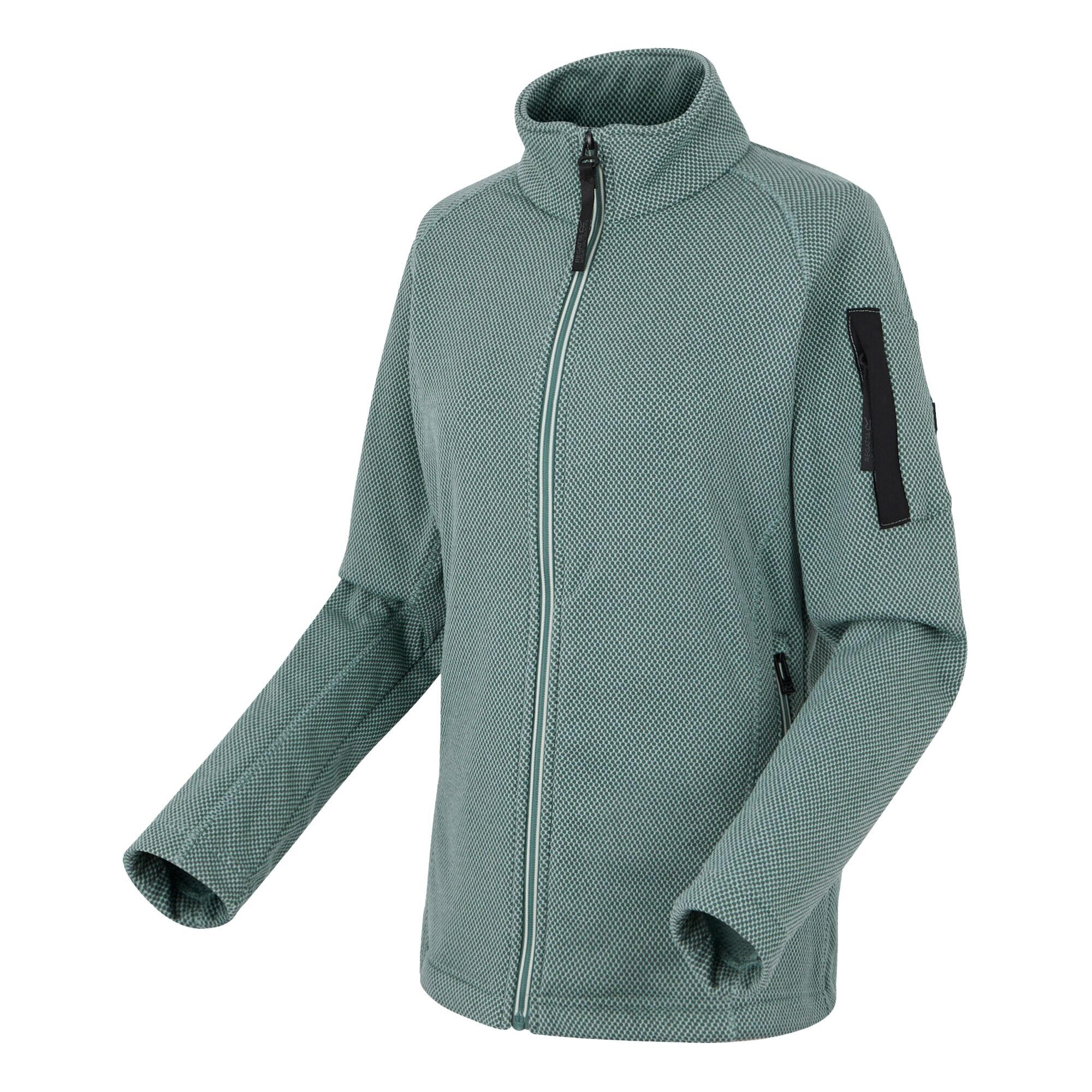 Veste Polaire LILIENA Femme (Vert Sombre / Vert Brumeux) 3/5