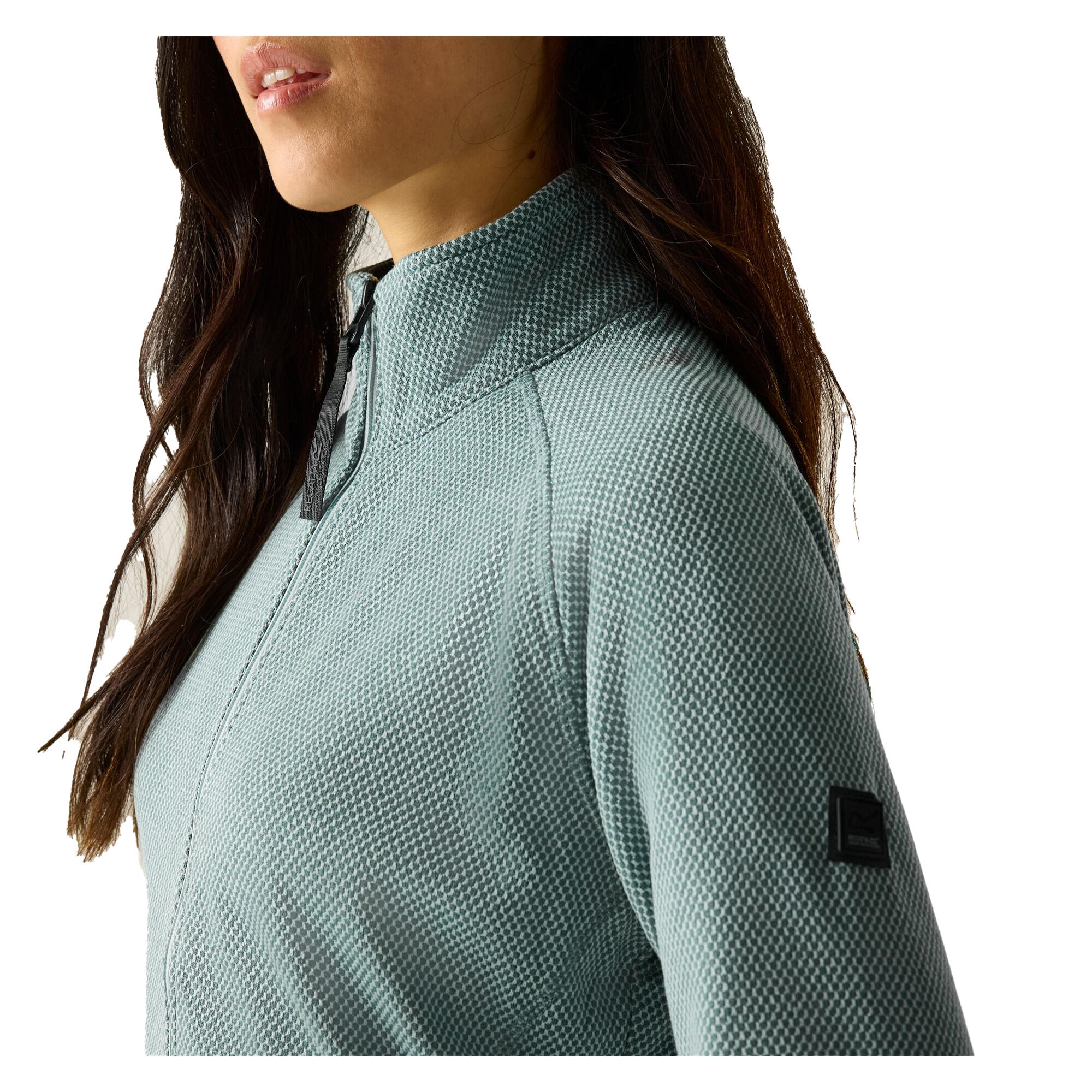 Veste Polaire LILIENA Femme (Vert Sombre / Vert Brumeux) 4/5