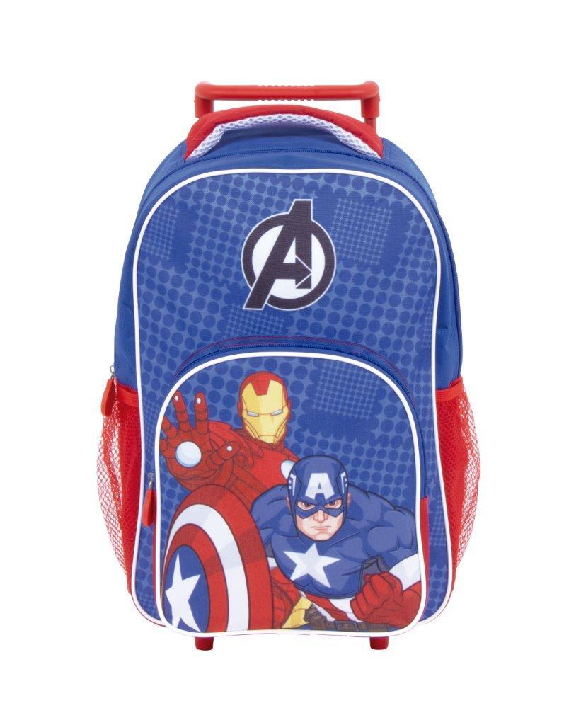 Chariot et sac à dos de maternelle Avengers Captain America Iron Man 1/5