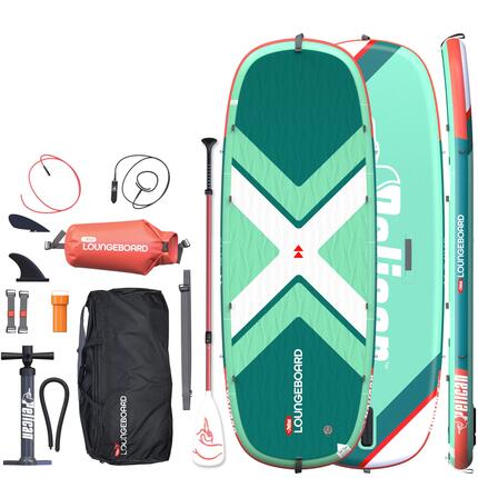 Deska sup pneumatyczna do pływania Pelican Loungeboard zestaw