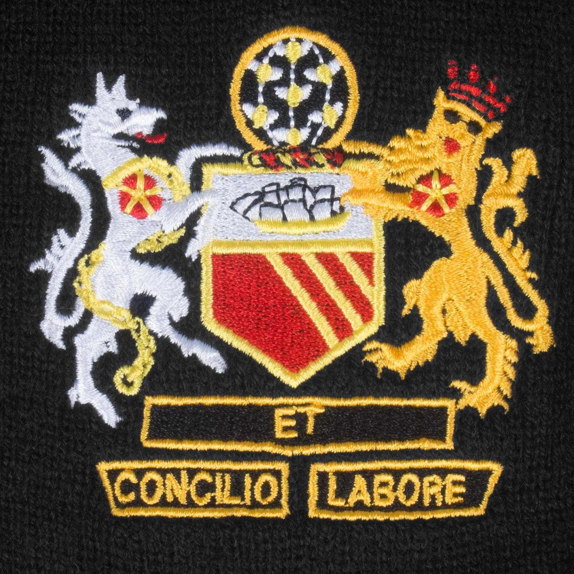 Écharpe Supporter Motif/style Emblème MANCHESTER (Noir) 3/4