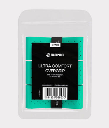 Ultra comfort surgrip de padel turquoise (3 pack)