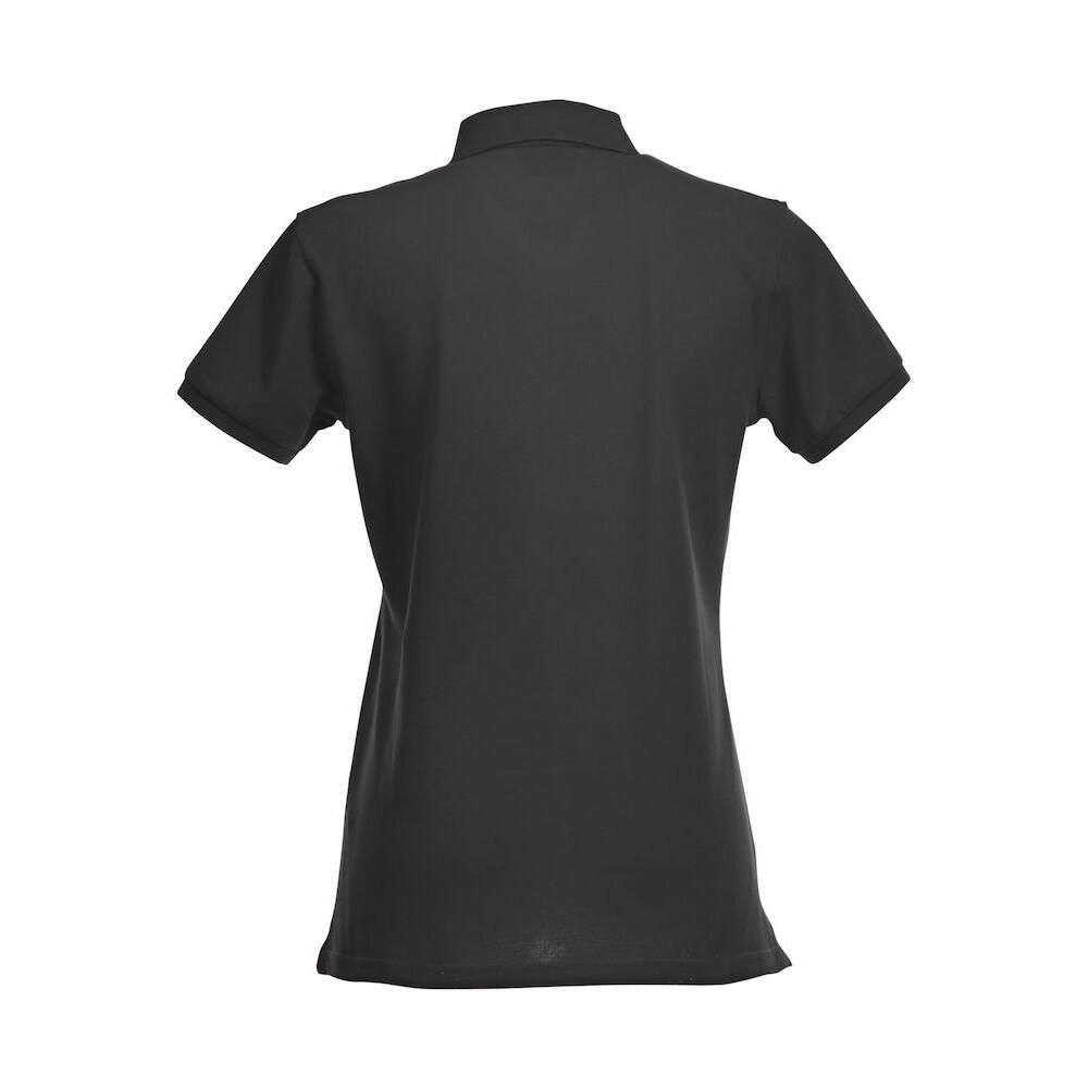 "Premium" Poloshirt für Damen Schwarz 2/4