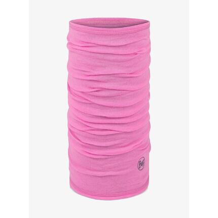 Chusta wielofunkcyjna Buff Lightweight Merino Wool - solid fluor fuchsia