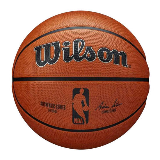 Ballon De Basket Extérieur Motif/style NBA AUTHENTIC SERIES (Orange)