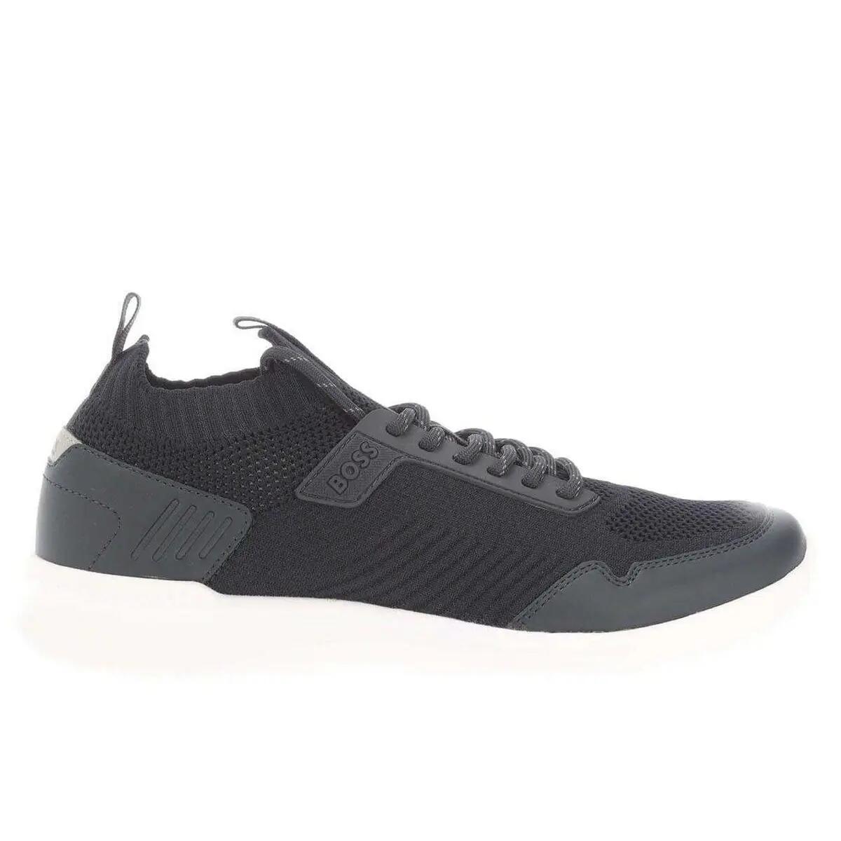 Mens Extreme Suede Running Trainers (Dark Blue) 3/4