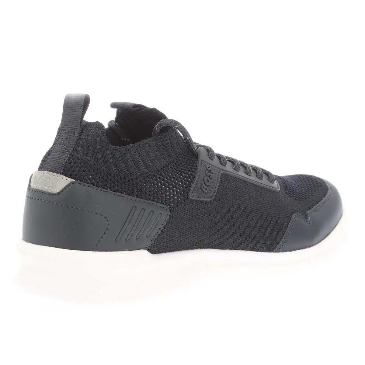 Mens Extreme Suede Running Trainers (Dark Blue) 2/4