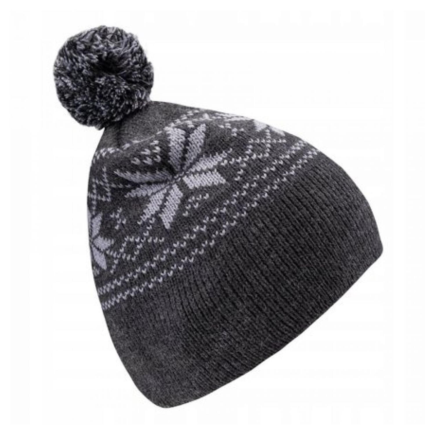 Bonnet PASCAL Femme (Noir / Gris) 2/3