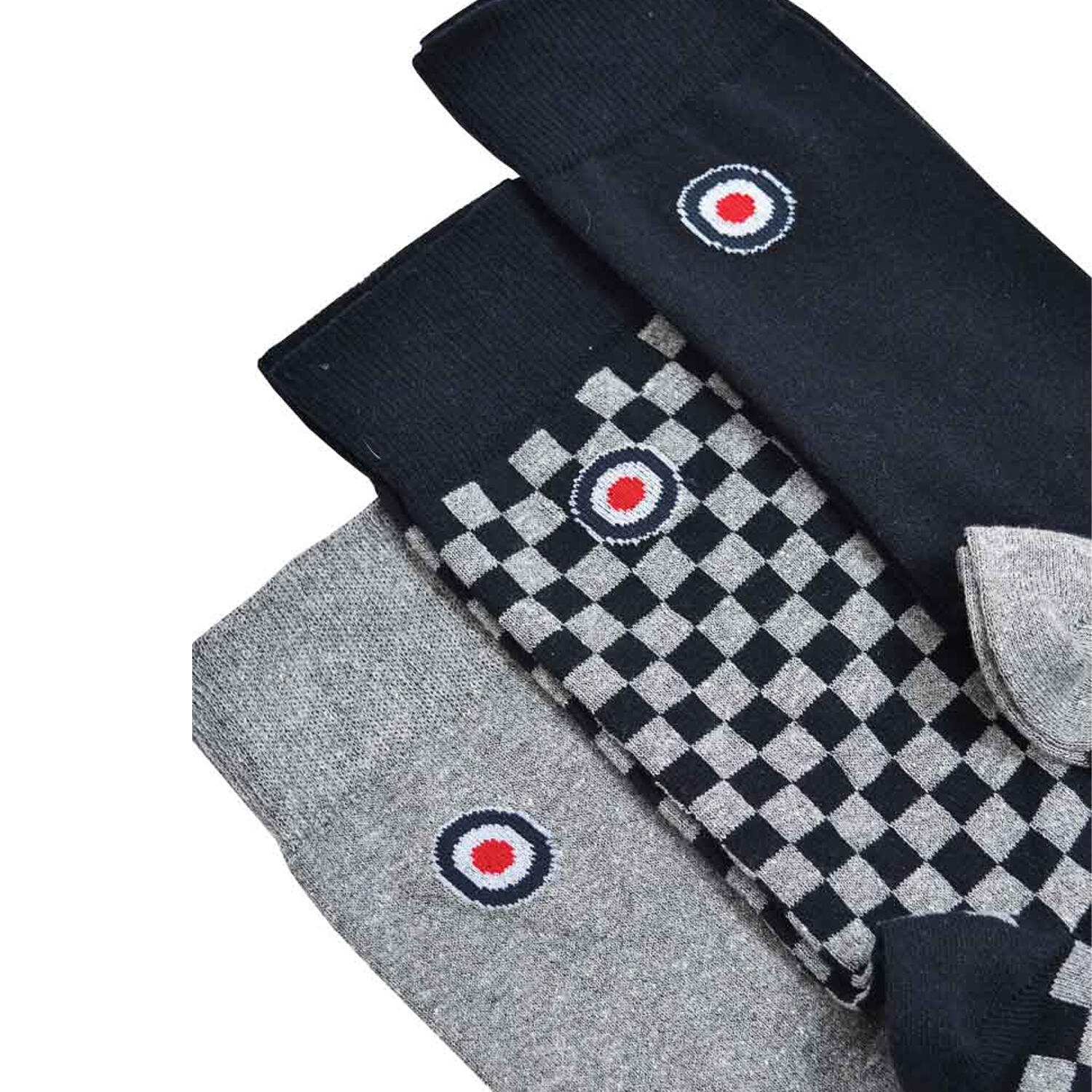 Socken für (3erPack) Herren Grau/Marine 2/3