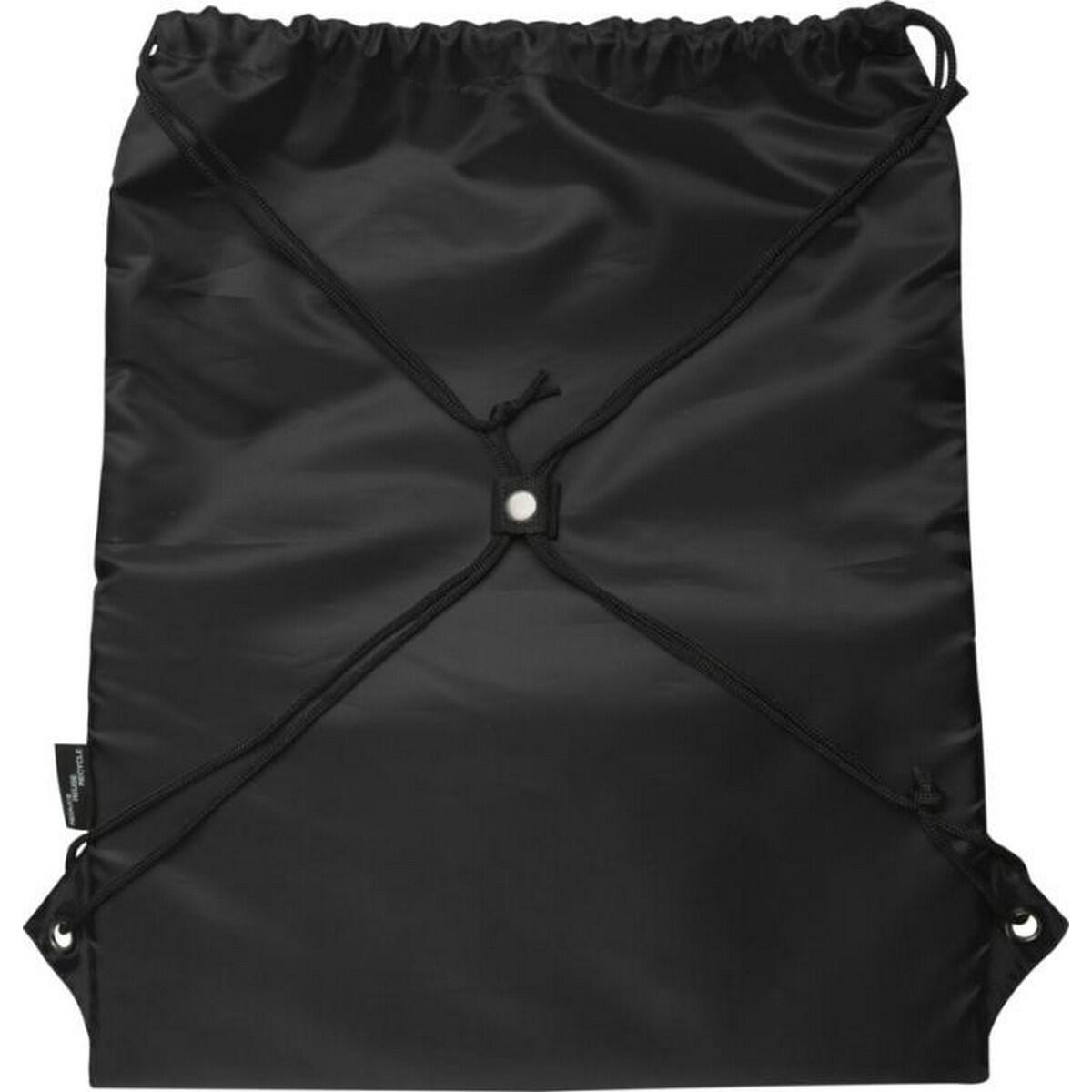 Riciclato Borsa Con Coulisse Bullet Adventure Nero Tinta Unita Taglia Unica 4/6