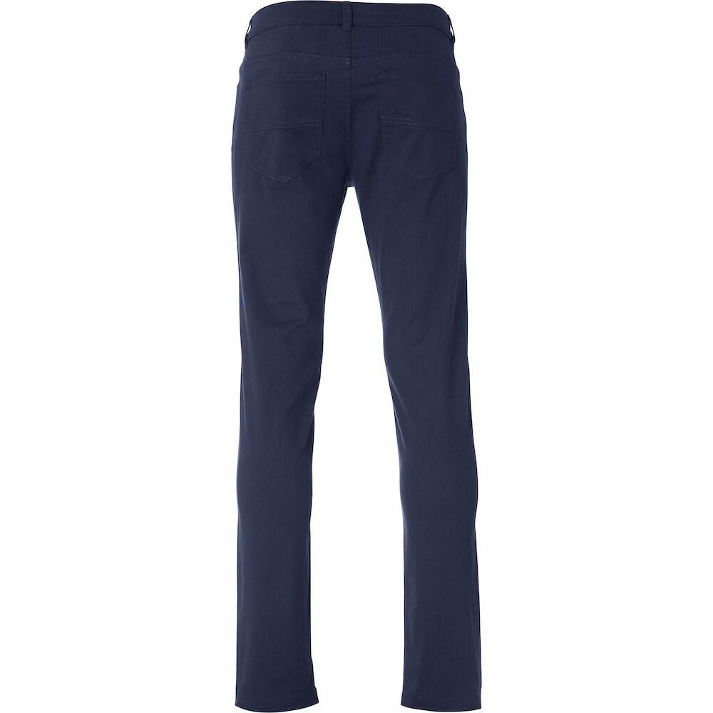Mens Stretch Trousers (Dark Navy) 2/3