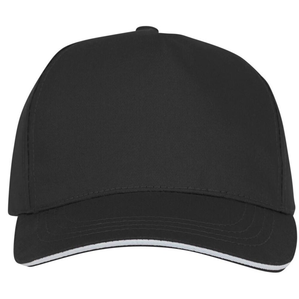 Ceto Cappellino Con Bordo Visiera Bianco Bullet Nero 3/4
