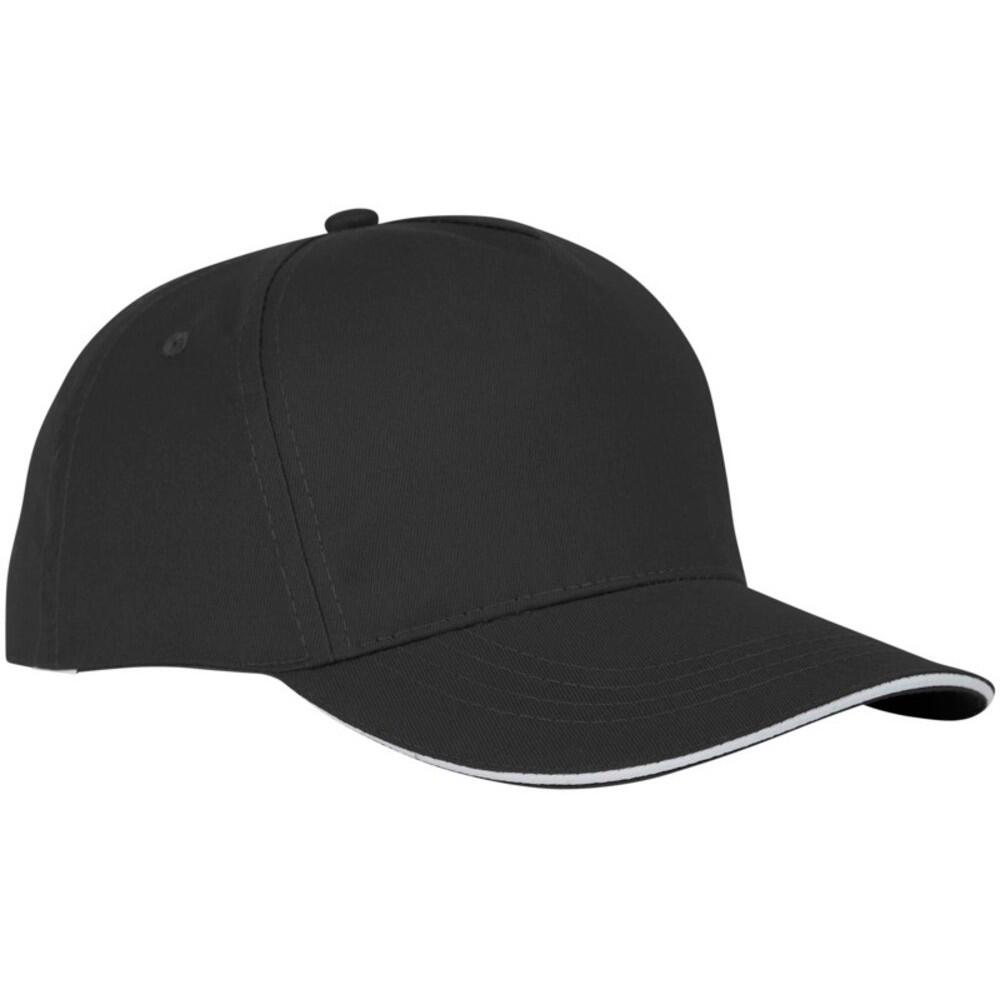 Ceto Cappellino Con Bordo Visiera Bianco Bullet Nero 4/4