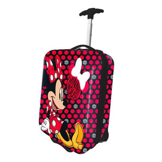 Valise à roulettes Minnie Mouse avec 2 roues en ABS, 42 cm