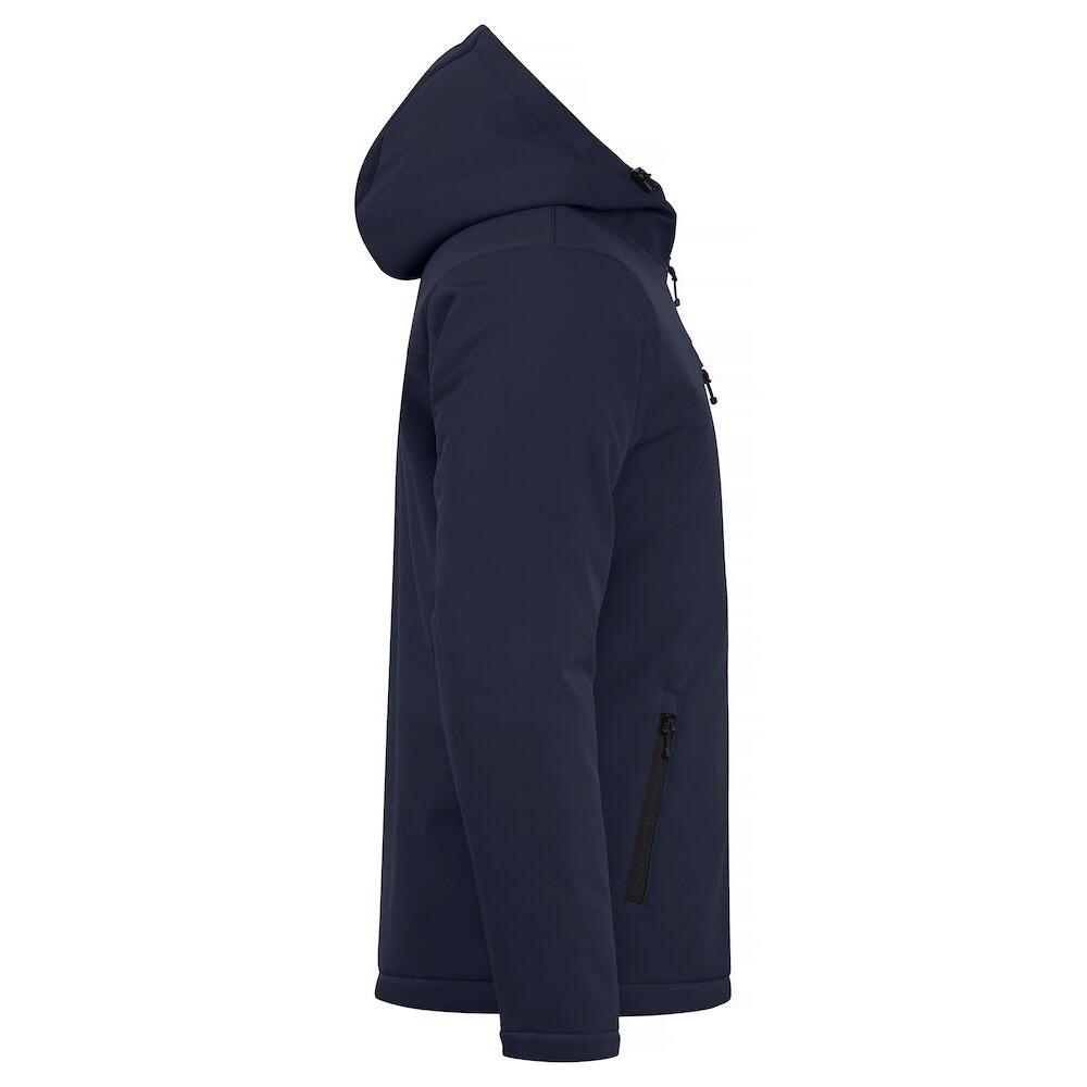 Giacca Soft Shell Imbottita Uomo Clique Blu Navy Scuro 4/6