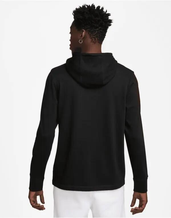 Nike Unisex Club Knit Hoodie - Black 3/3