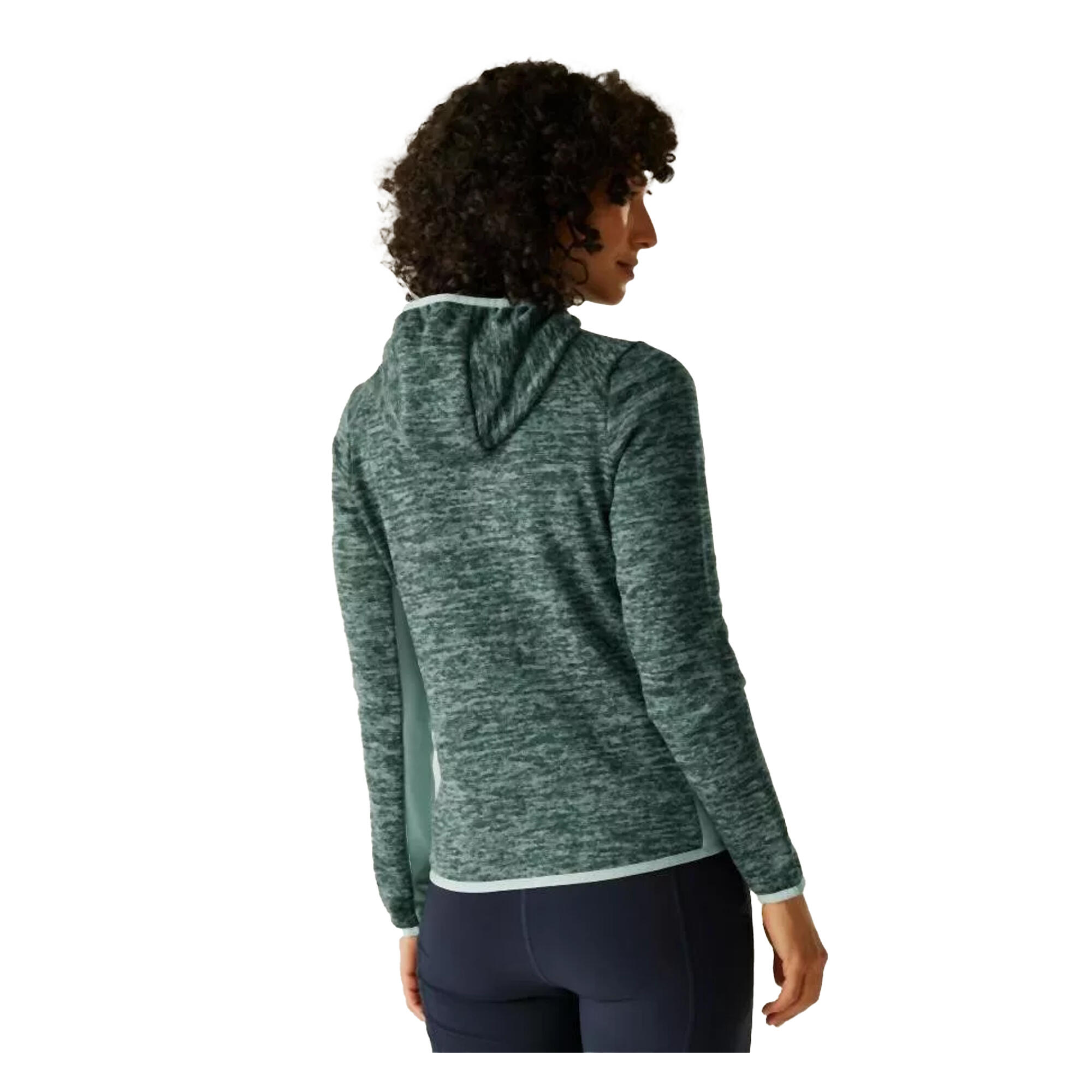 Forro Polar Kemilia para Mujer Verde Abeto, Niebla Verde 2/4