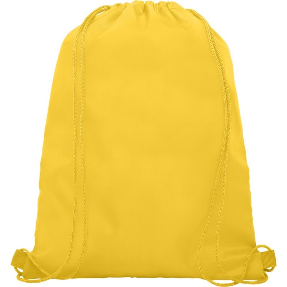 Mochila de Cuerdas Oriole de Malla Amarillo Talla Única 3/4