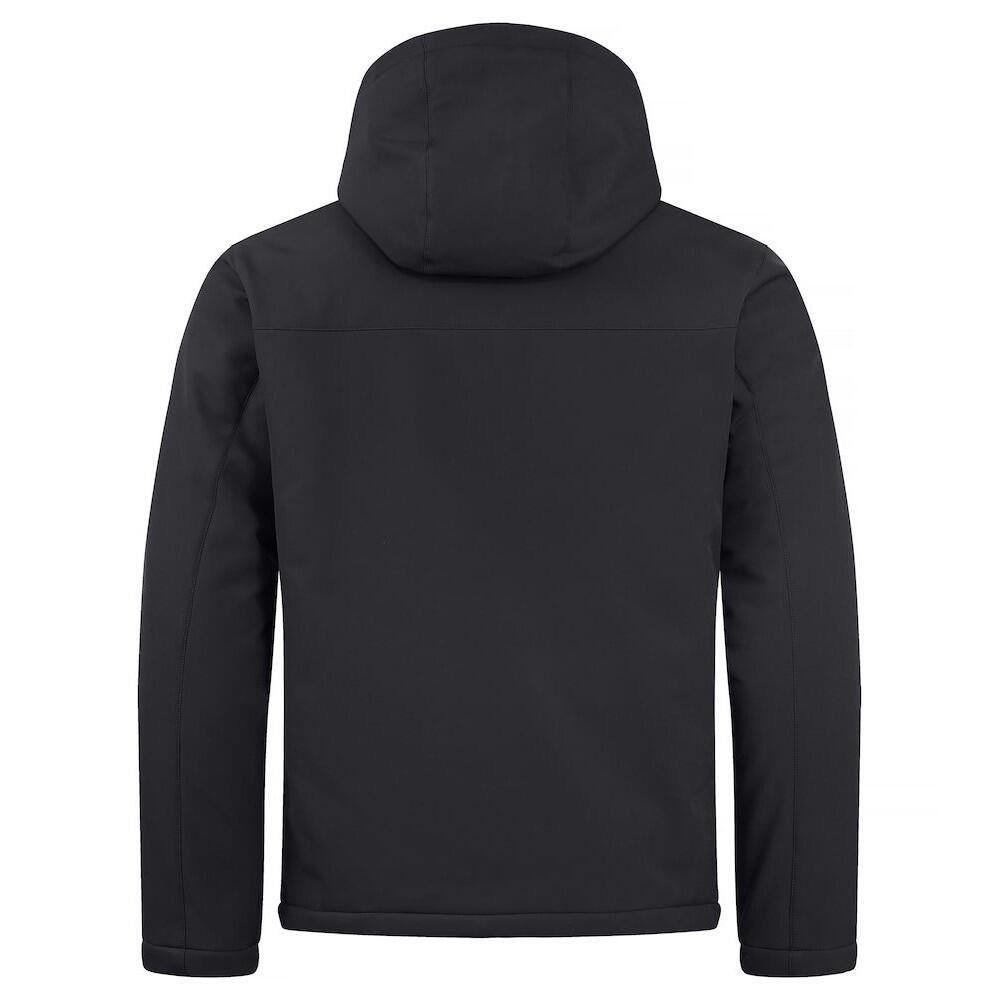 Mens Padded Soft Shell Jacket (Black) 2/6