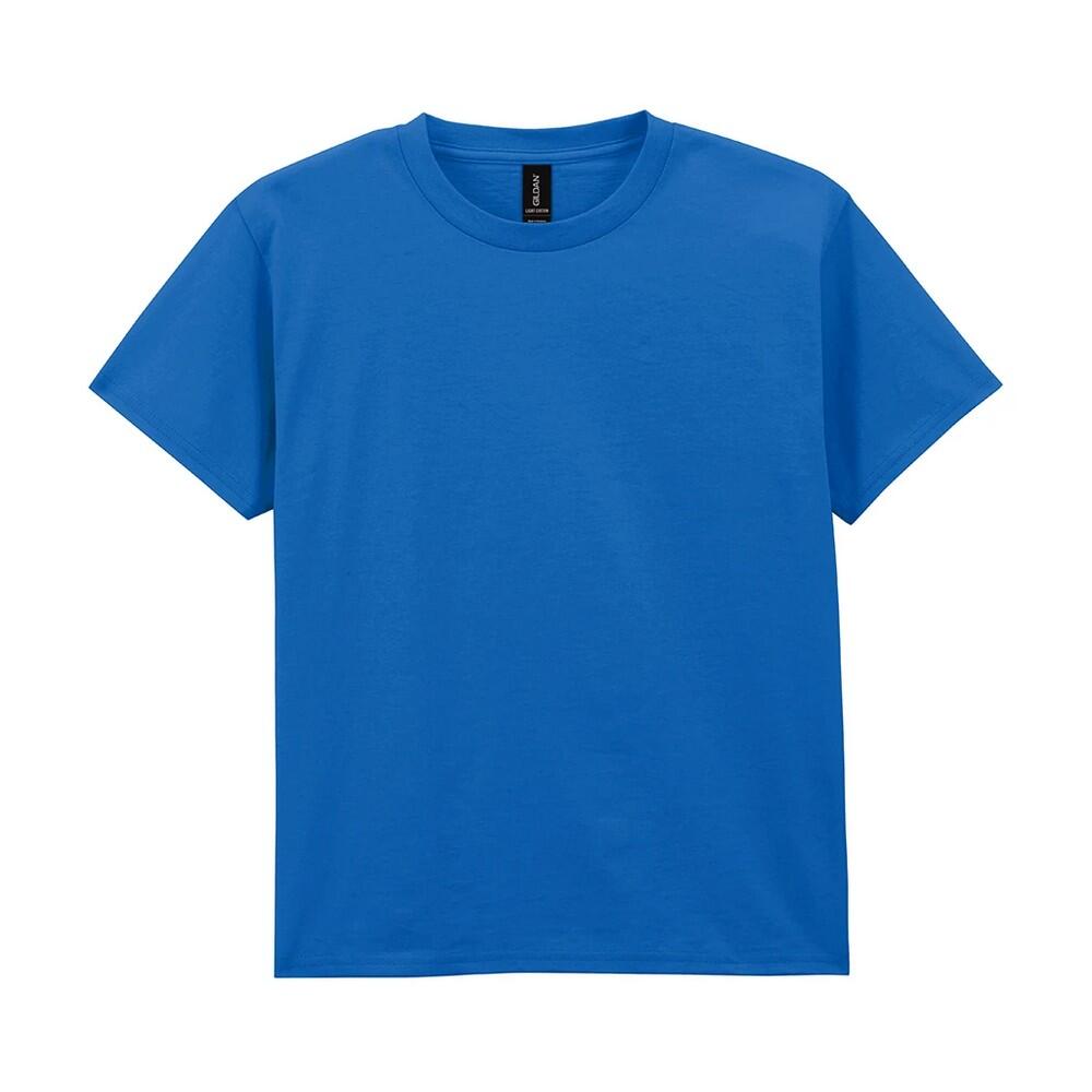 Maglietta Semplice Bambini Gildan Blu Reale 2/4