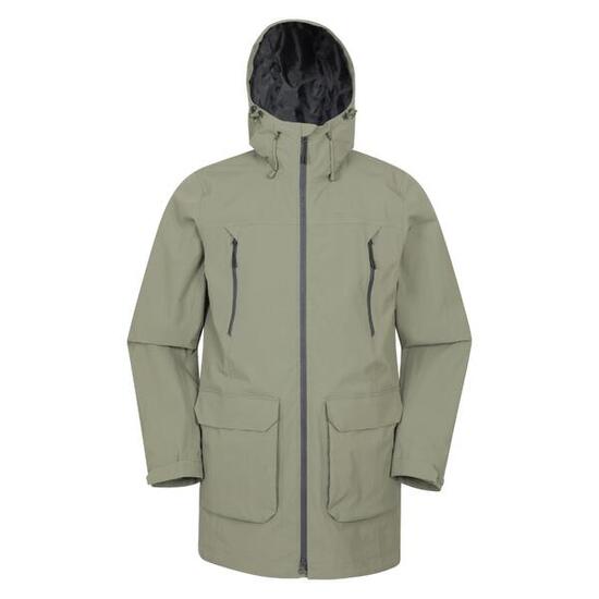 Veste Imperméable Longue HASTINGS Homme (Vert Pâle)
