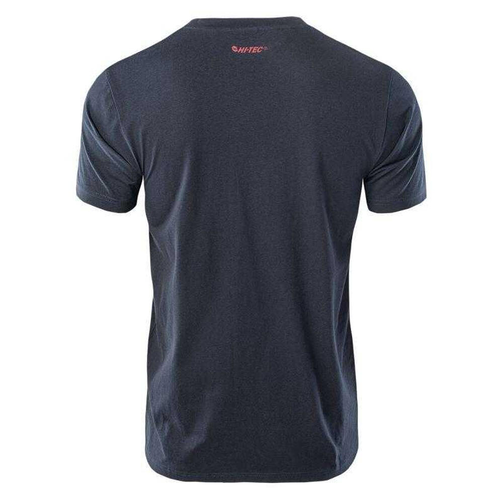 Maglietta Logo Cotone Uomo Hi-Tec Rakan Blu Navy 2/3