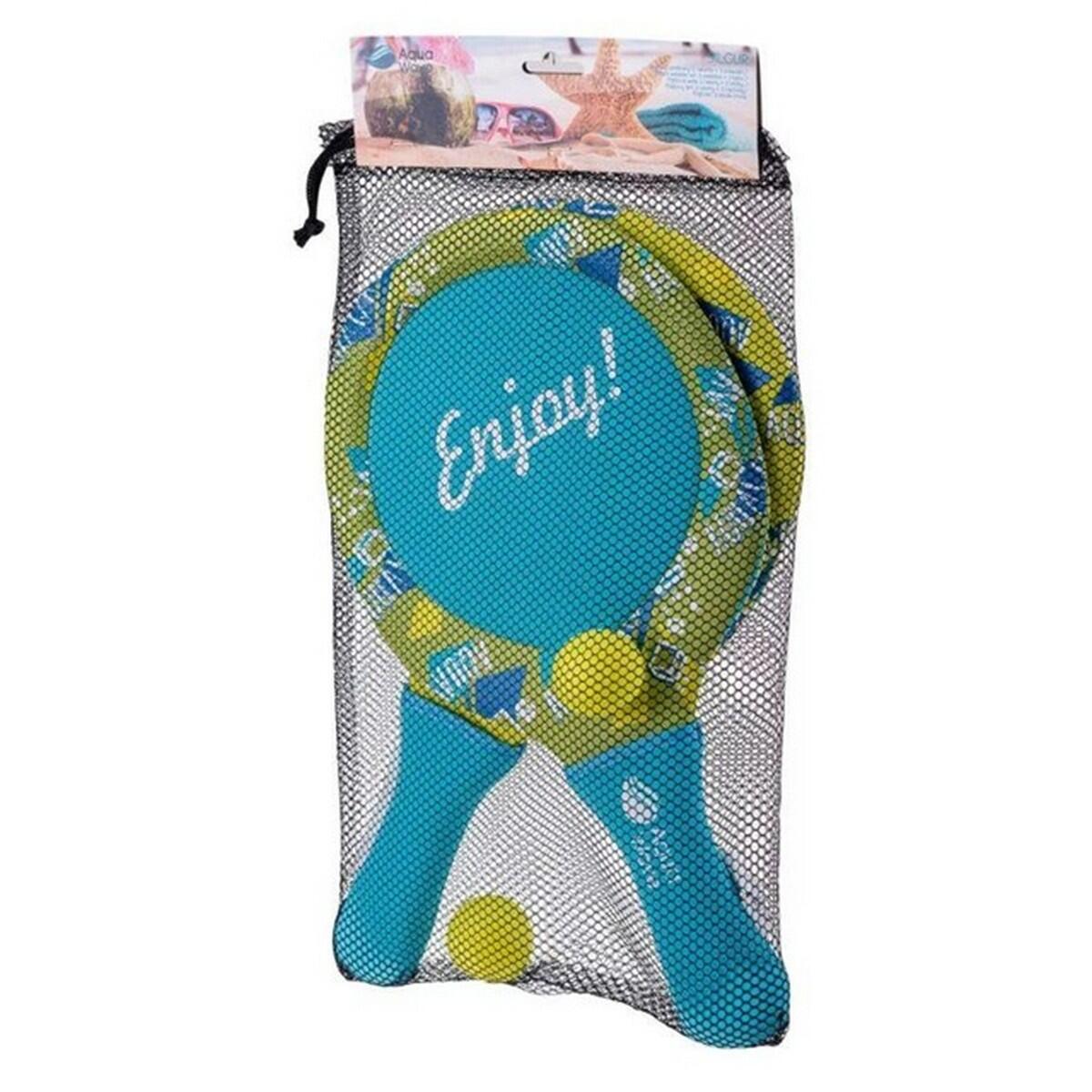 Set Racchetta Aquawave Silgur Blu Giallo Taglia Unica 2/2