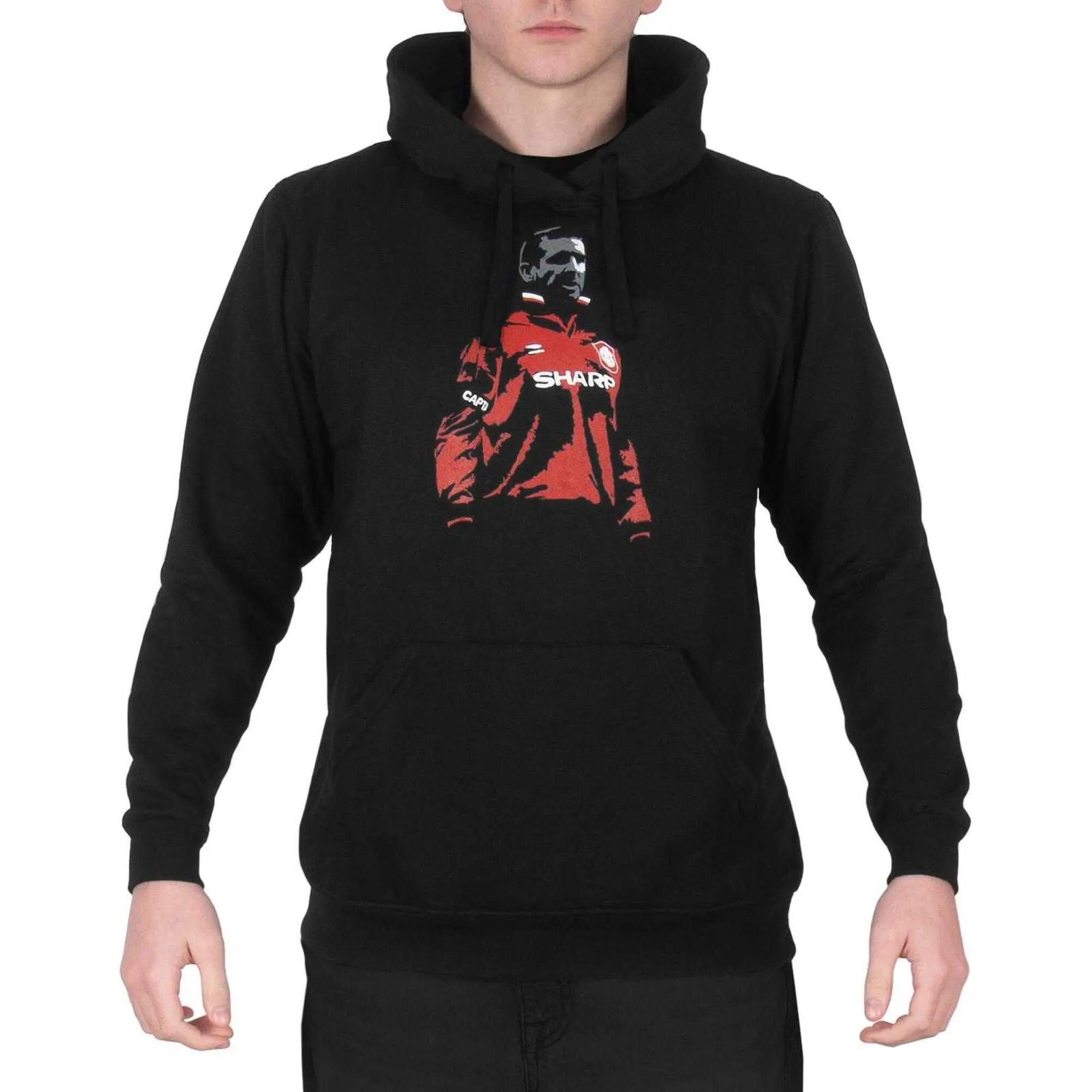 "Eric Cantona 1996" Kapuzenpullover für Herren Schwarz 2/2