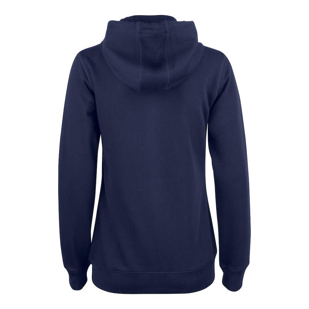 Felpa Con Cappuccio E Zip Intera Donna Clique Premium Blu Navy Scuro 2/4