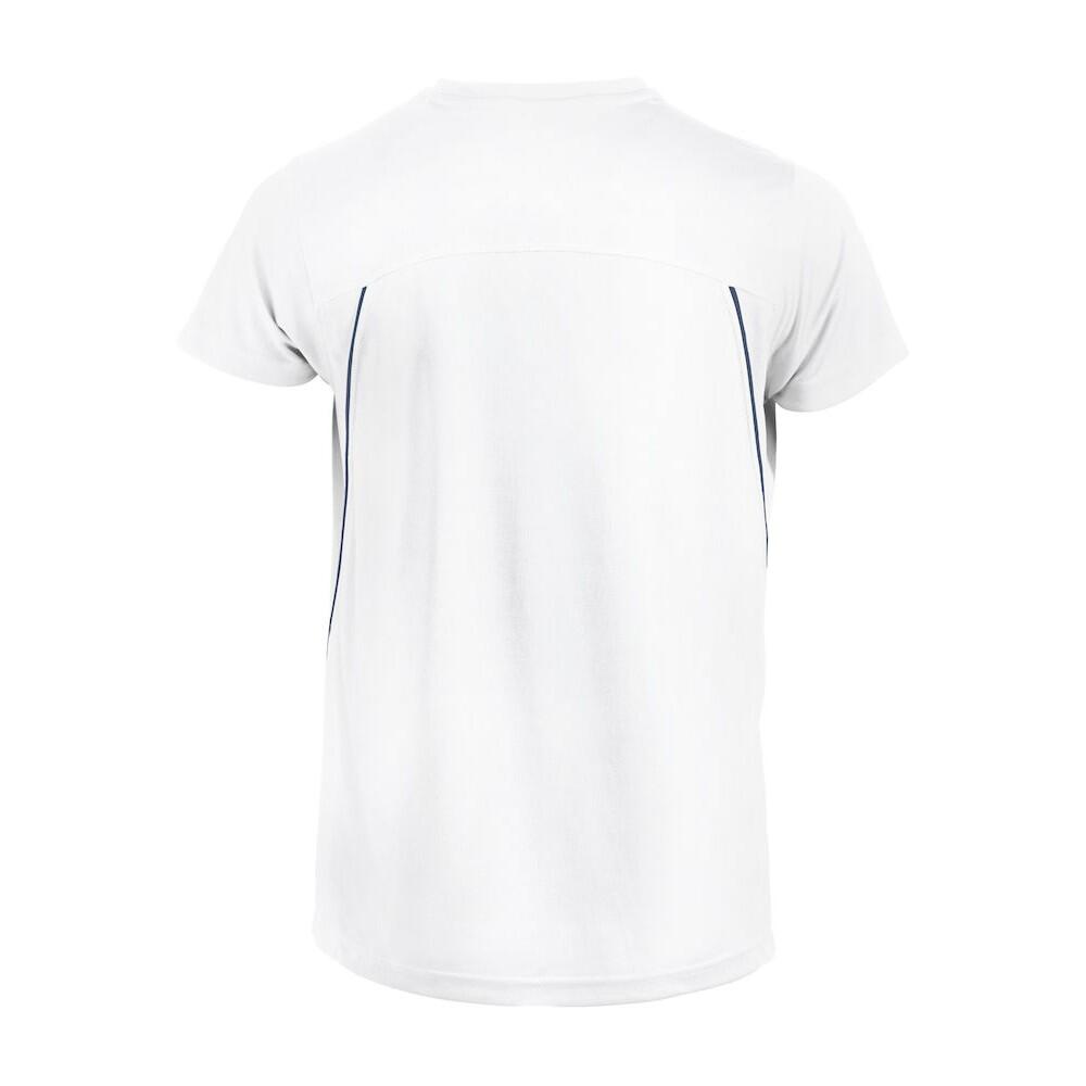 Tshirt ICE Adulte (Blanc / Bleu Marine) 2/4