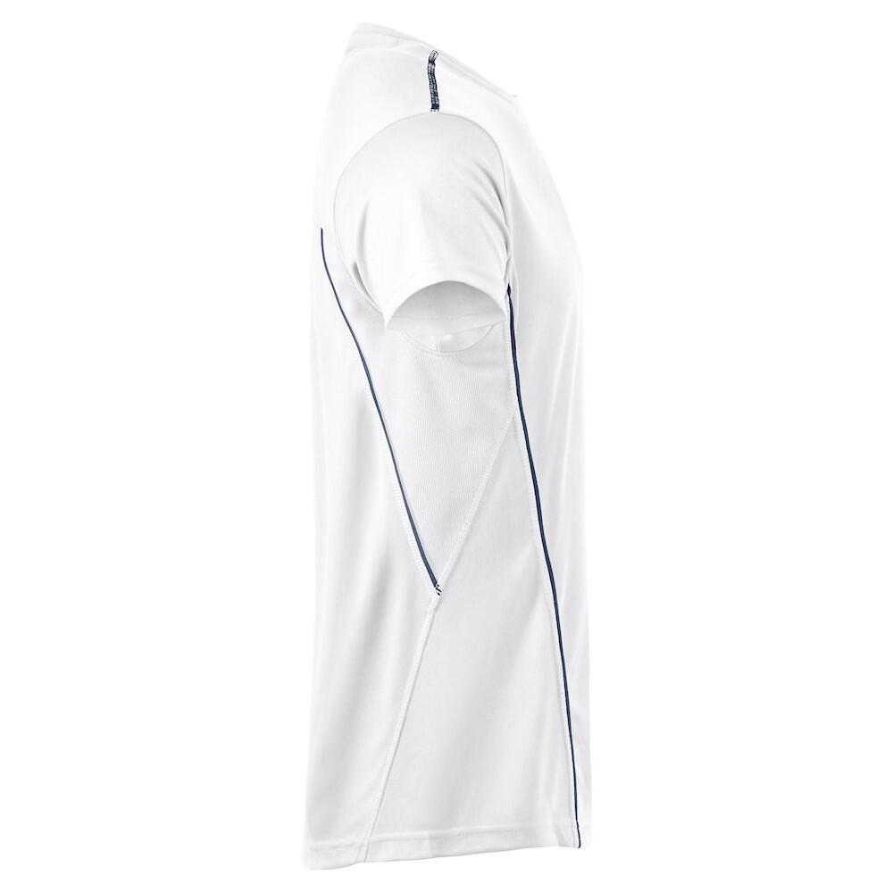 Tshirt ICE Adulte (Blanc / Bleu Marine) 4/4