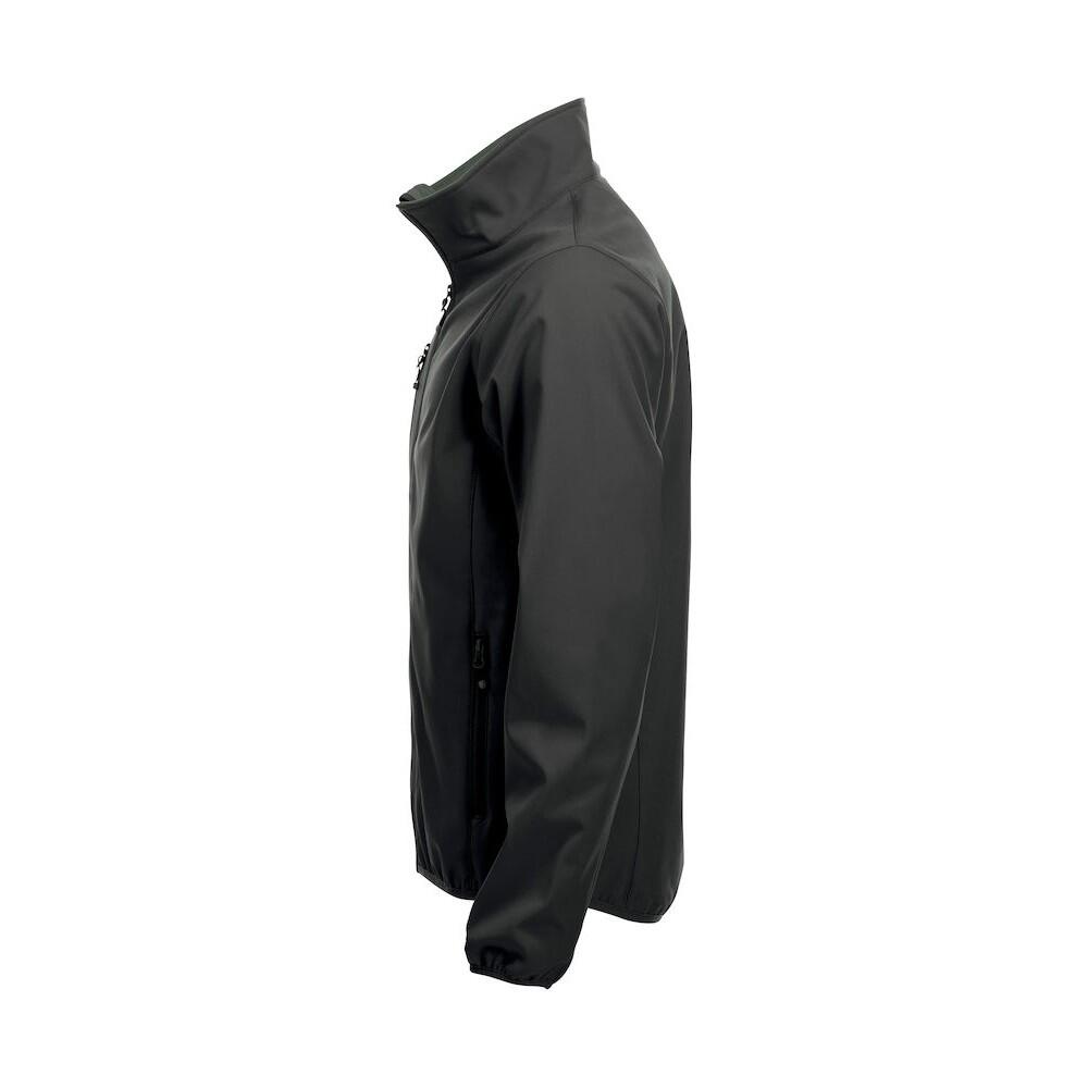 "Basic" Softshelljacke für Herren Schwarz 3/6