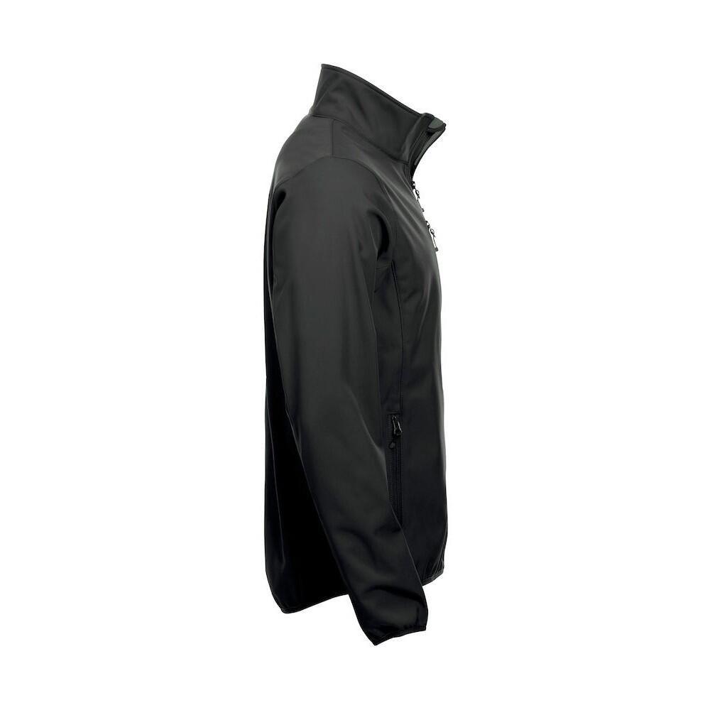 "Basic" Softshelljacke für Herren Schwarz 4/6