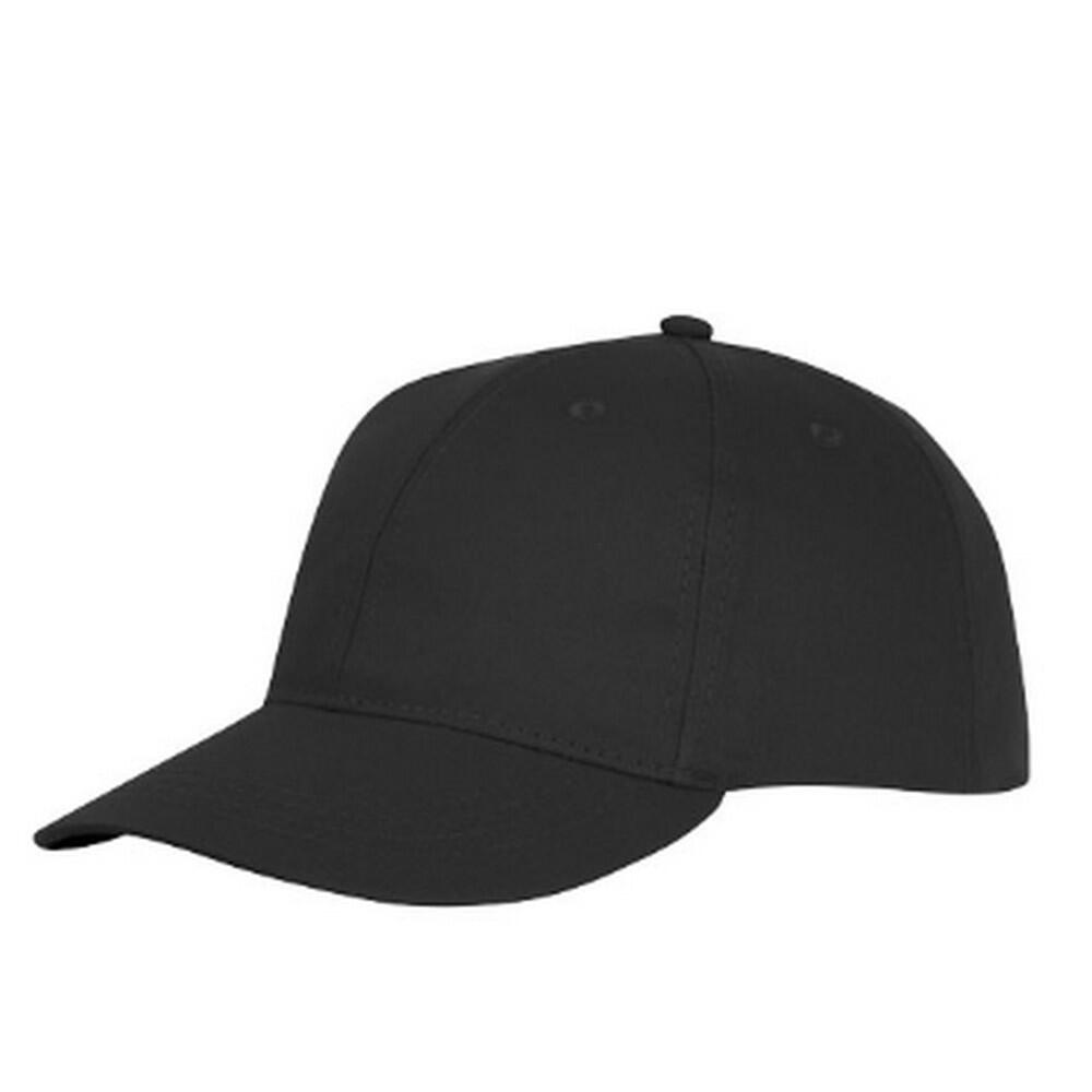 Ares 6 Panel Cap (Solid Black)