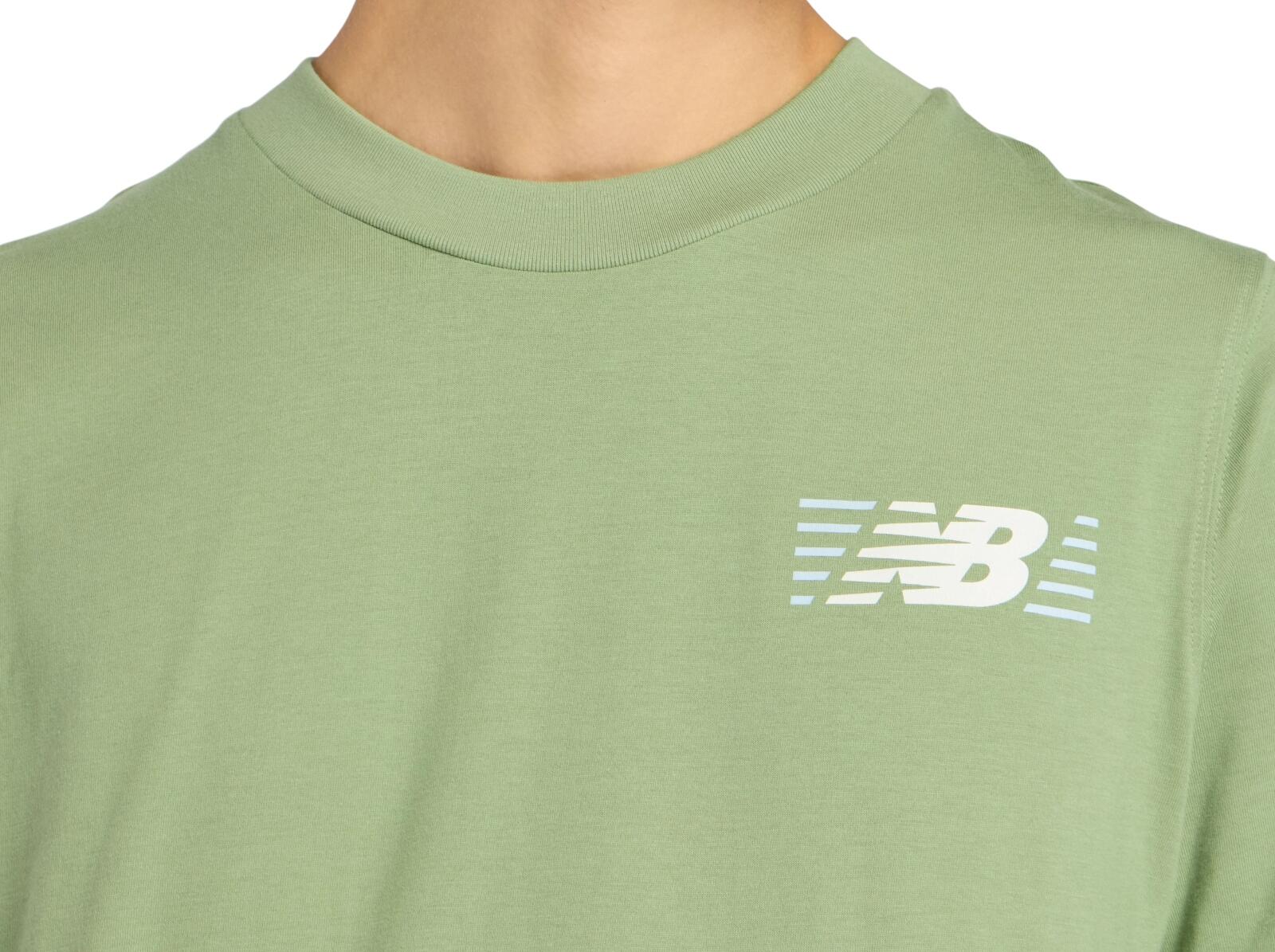 Koszulka na co dzień Męska T-Shirt New Balance Sportowa Bawełna 5/5