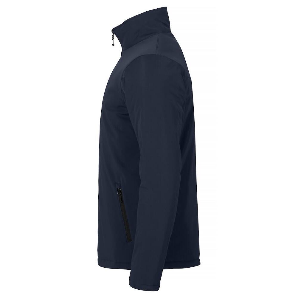 Mens Padded Soft Shell Jacket (Dark Navy) 3/6