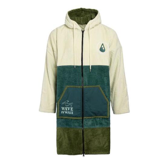 Poncho Wave Hawaii Zip Poncho Cotton Velours Pataya L WH4095 Mehrfarbig 105 x 80