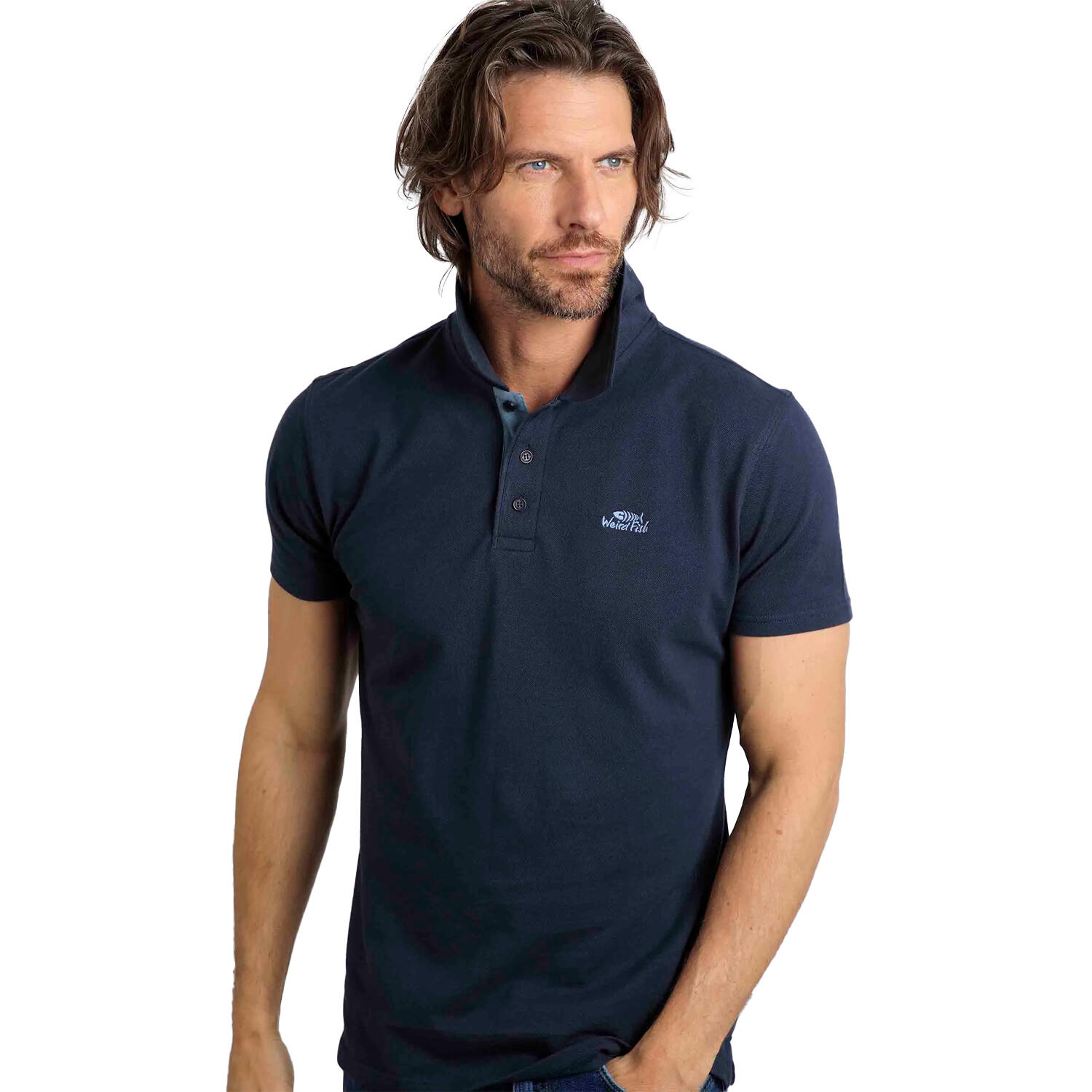 Polo MILES Homme (Bleu Marine) 3/4