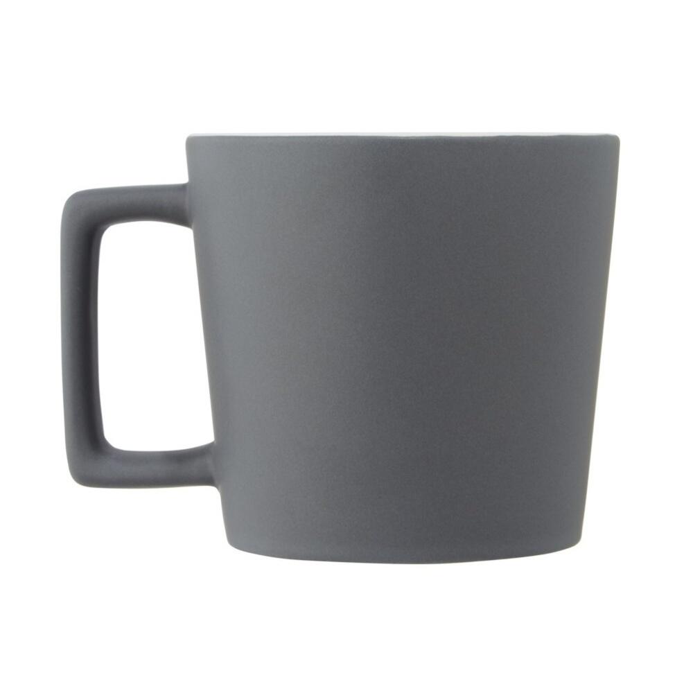 Ceramic 370 Ml Tazza Bullet Cali Grigio Bianco 3/3