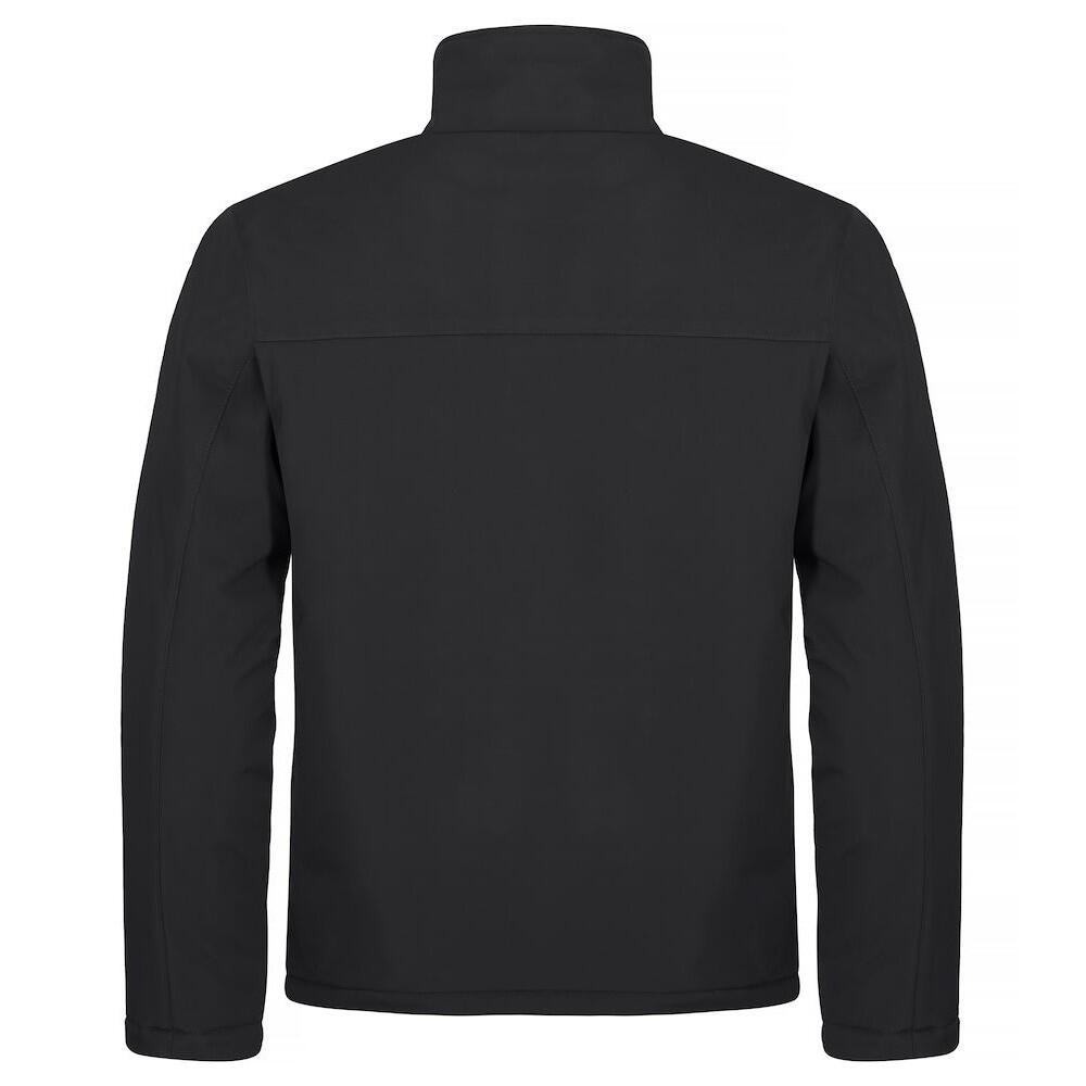 Mens Padded Soft Shell Jacket (Black) 2/6