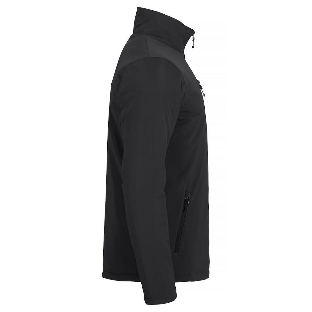 Mens Padded Soft Shell Jacket (Black) 4/6
