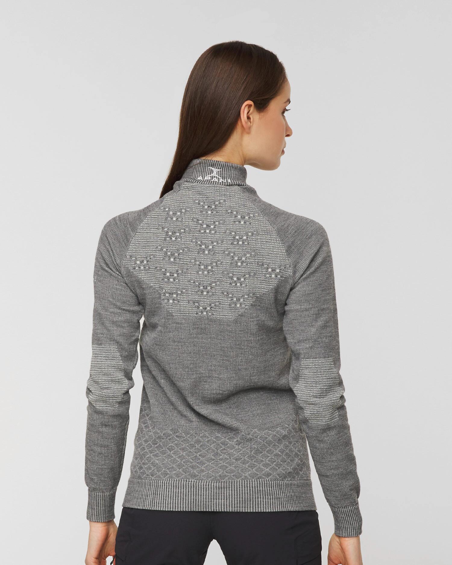 Bluza damska X-Bionic Apani 4.0 Transmission Layer Merino Grey 3/5