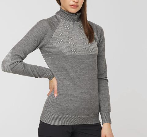 Bluza damska X-Bionic Apani 4.0 Transmission Layer Merino Grey 2/5