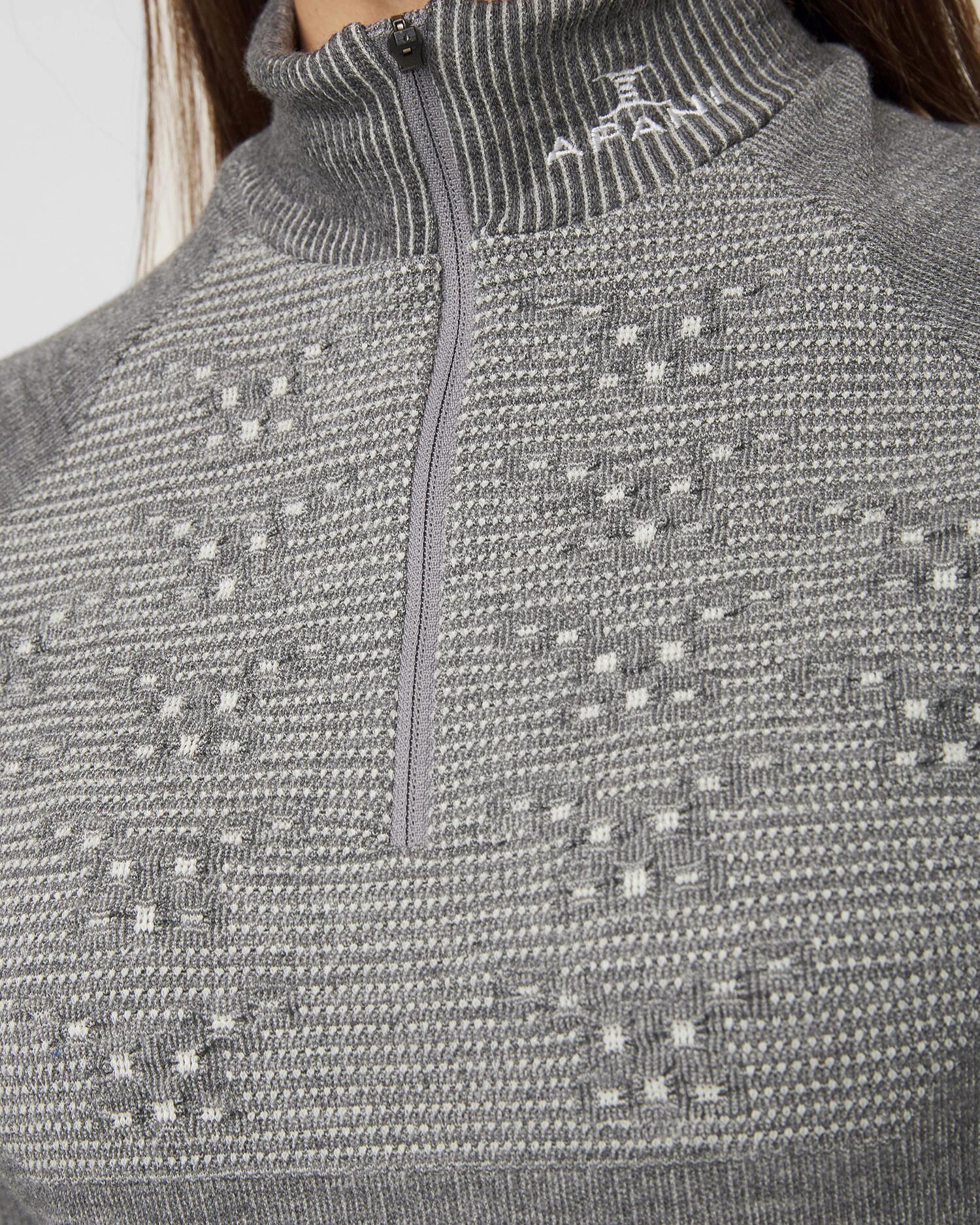Bluza damska X-Bionic Apani 4.0 Transmission Layer Merino Grey 4/5