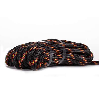 Polypropyleen touw - orange/black - 14mm - 10m